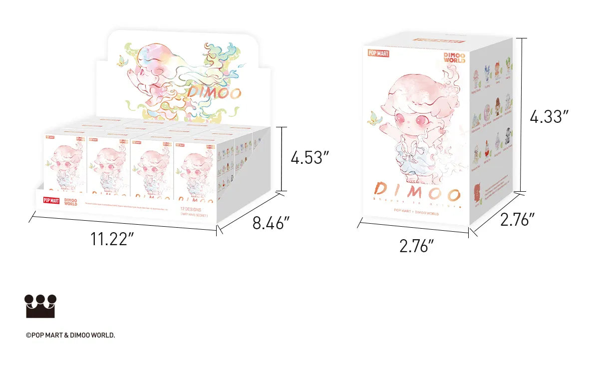 DIMOO Shapes in Nature Series Figures