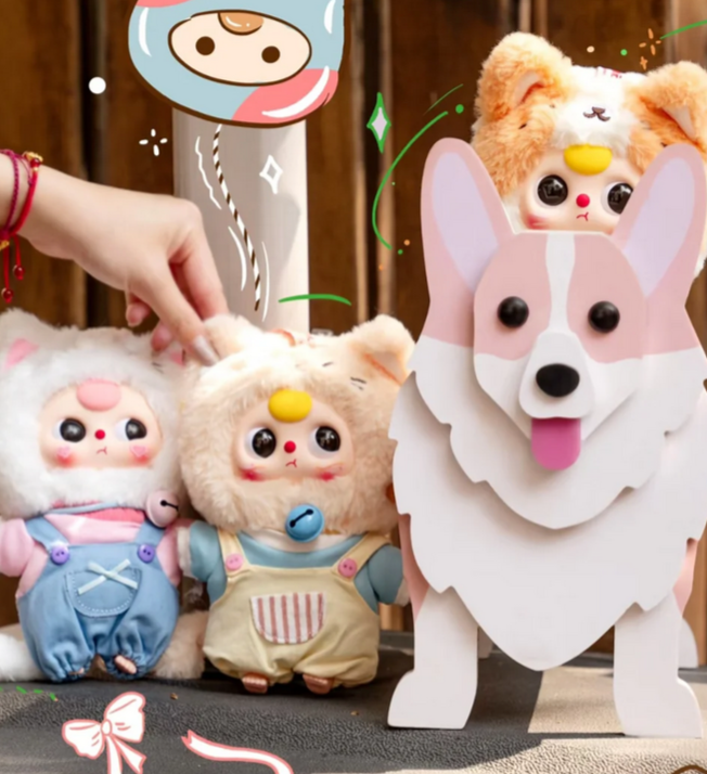 Baby Three Kitten Wardrobe Series Blind Box