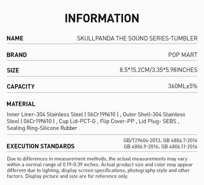 Skullpanda The Sound Series-The Tumbler