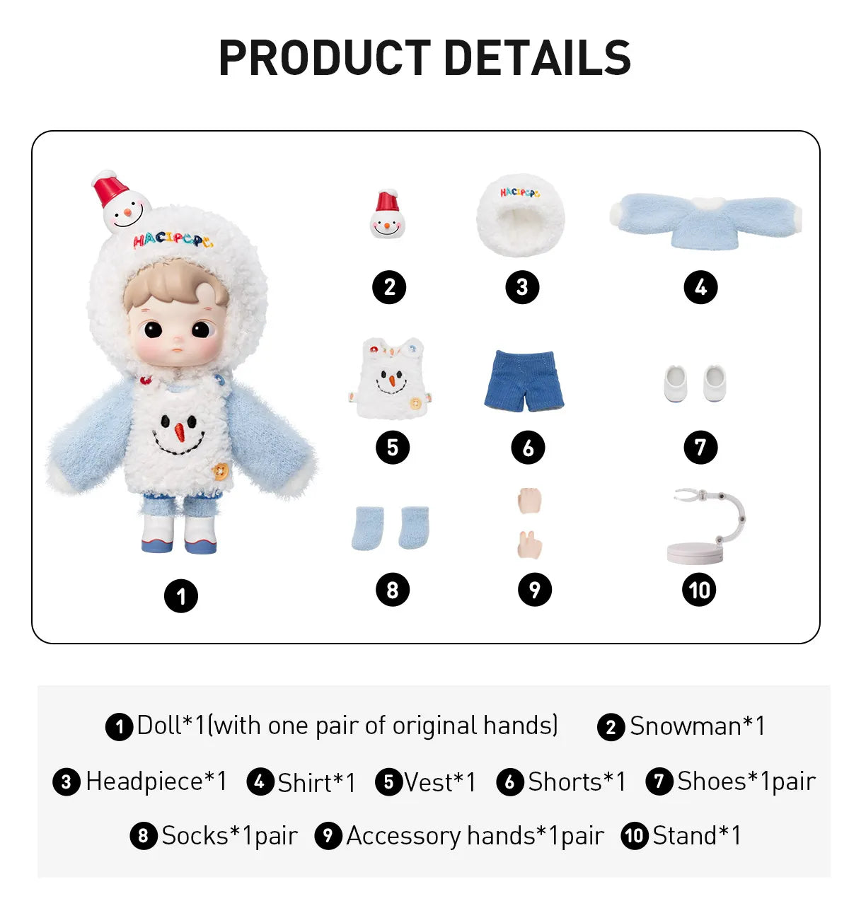 Hacipupu Series Figures