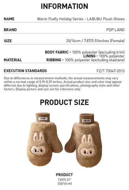 Warm Fluffy Holiday Series- Labubu & Mokoko-Preorder