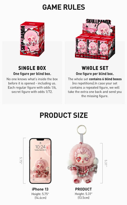 Skullpanda Winter Symphony plush doll blind box