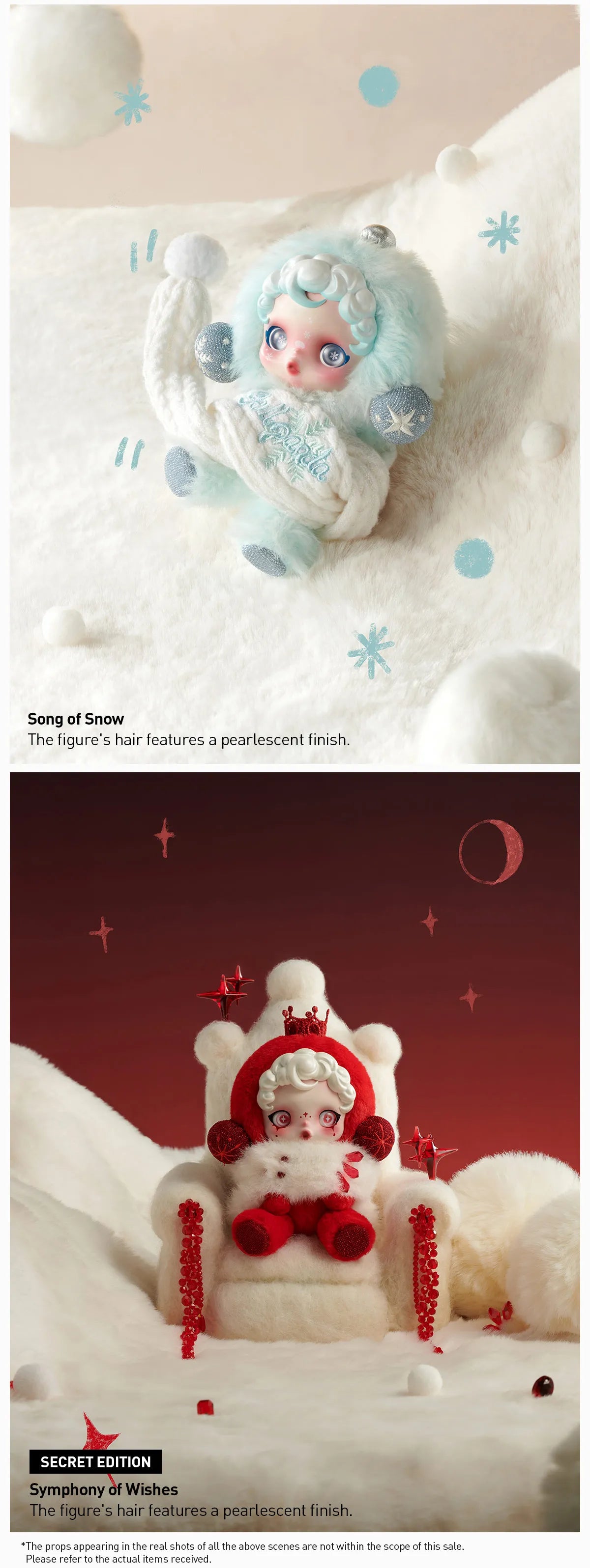 Skullpanda Winter Symphony plush doll blind box