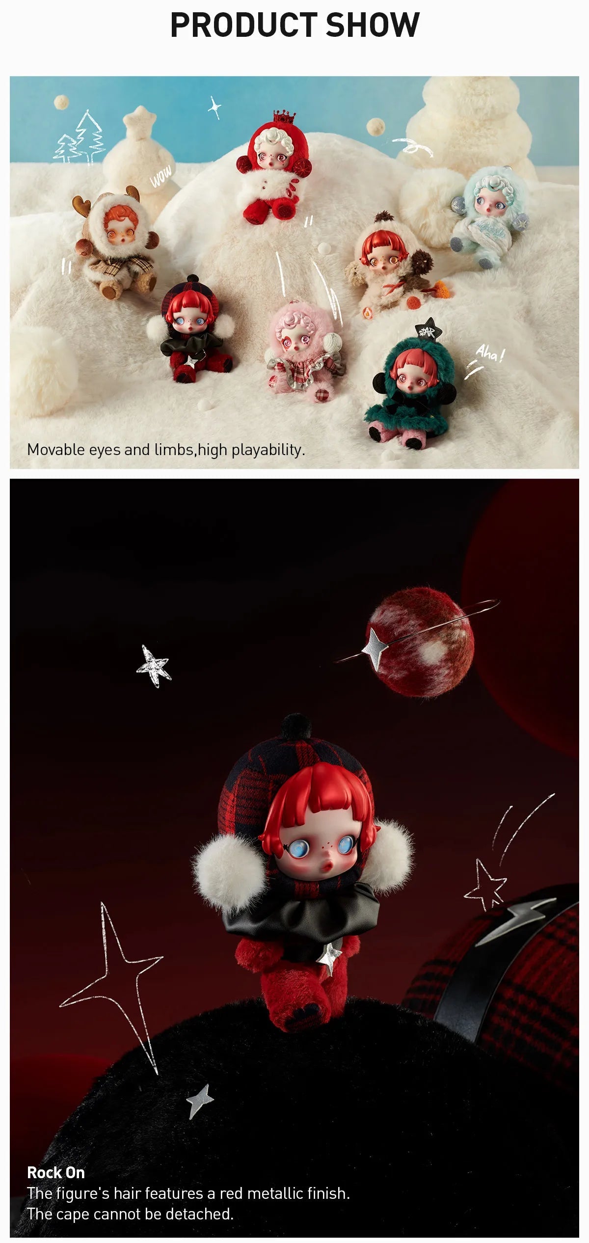 Skullpanda Winter Symphony plush doll blind box