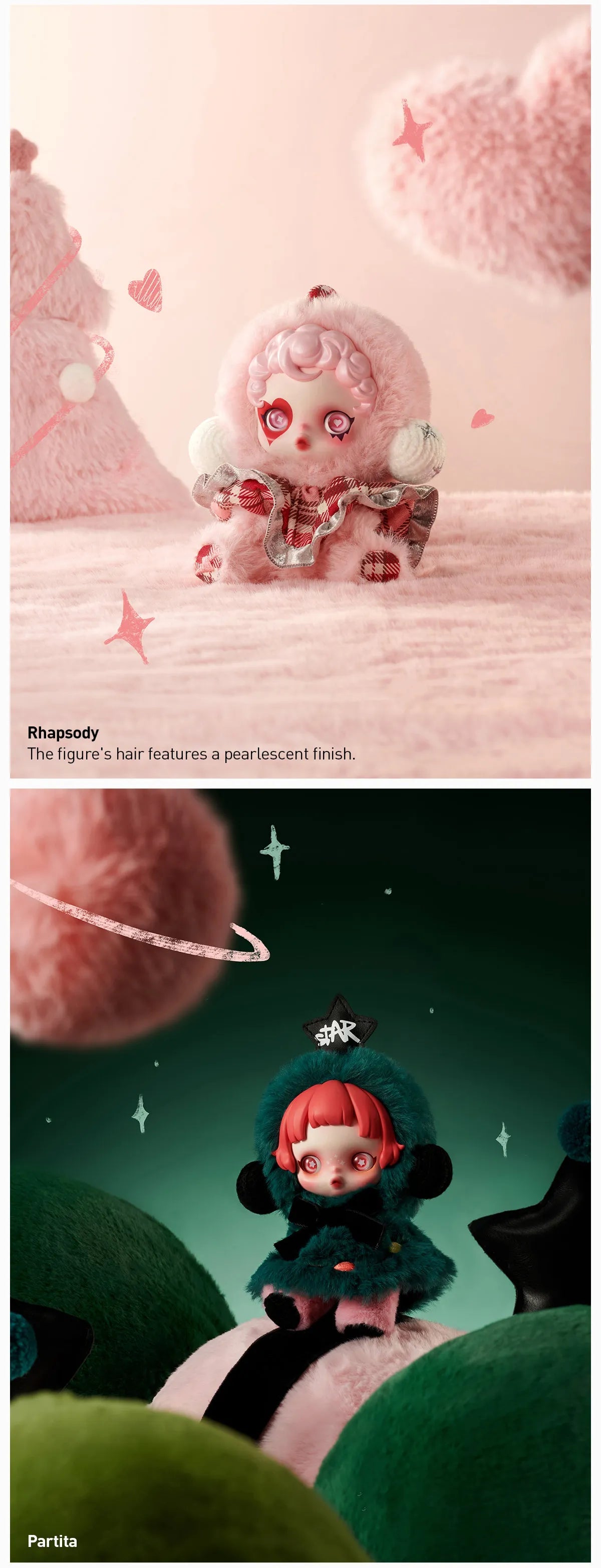 Skullpanda Winter Symphony plush doll blind box