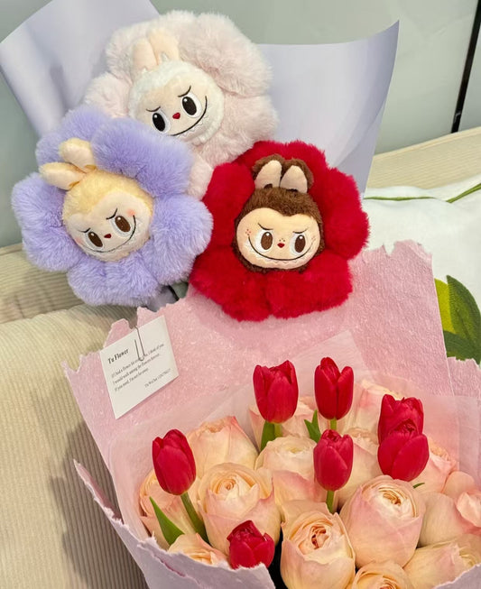 Labubu and Mokoko Flowers