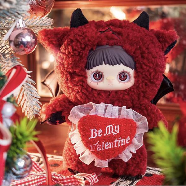 【BUY 3 GET 1 Free】【NO BOX】-winter christmas - VinyI Plush Doll, Bunny Plush Dolls, Soft Furry Collectibles, Backpack or clothing decoration ,Stuffed Animal