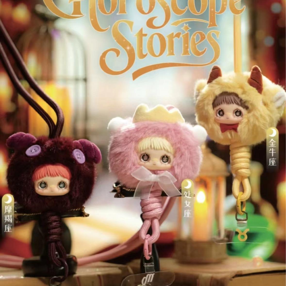 【BUY 3 GET 1 Free】【NO BOX】Horoscope Stories Collectible Dolls with Zodiac Themed Outfits and Adorable Expressions