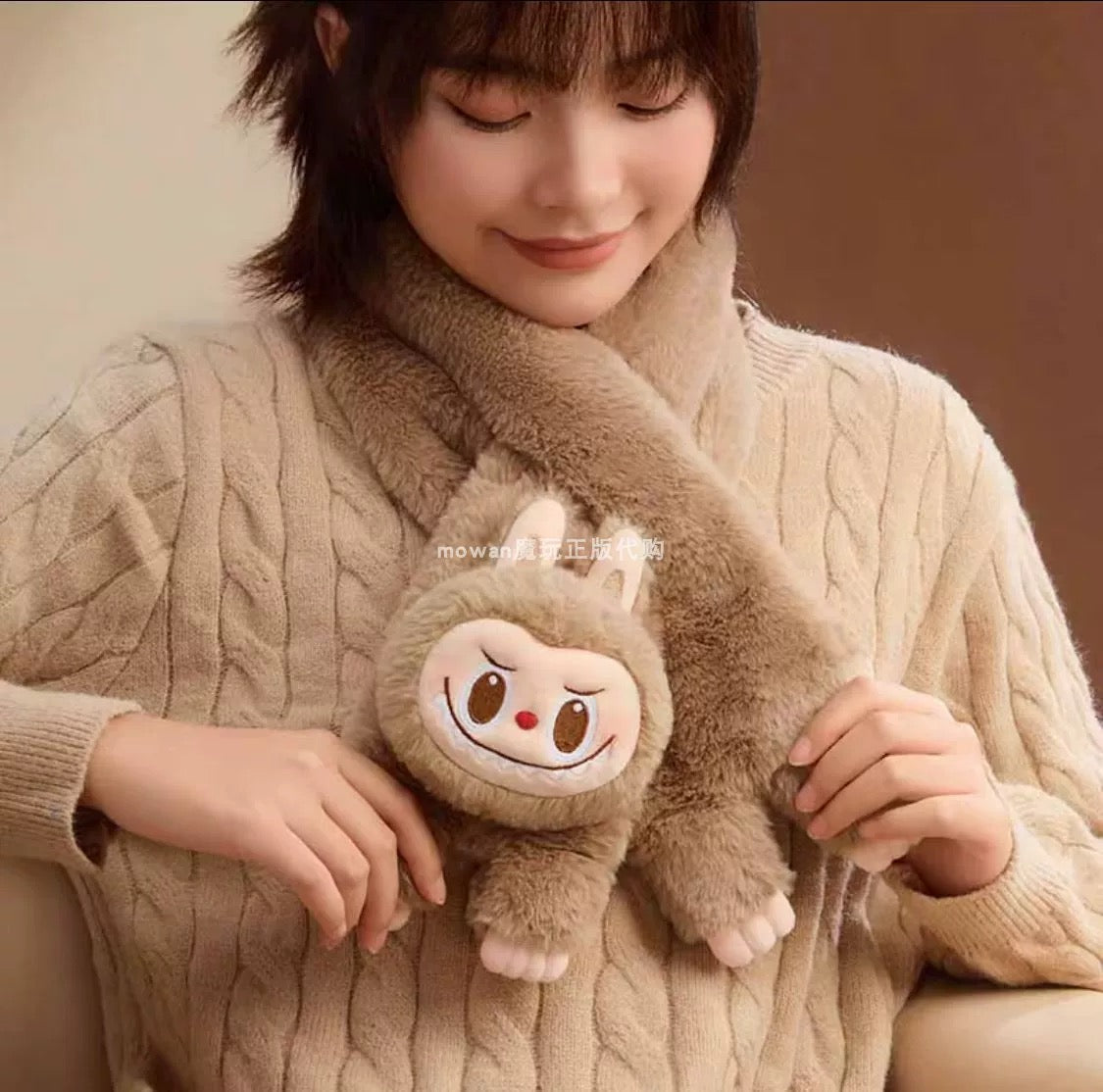 Pop Limited Labubu Mokoko Figure Pendant