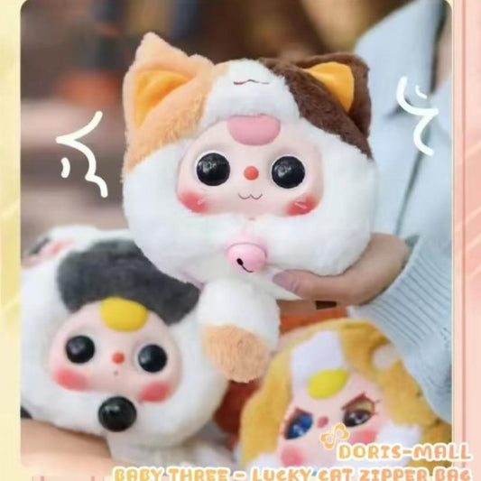 Lucky Cat Zipper Bag series Trendy toy