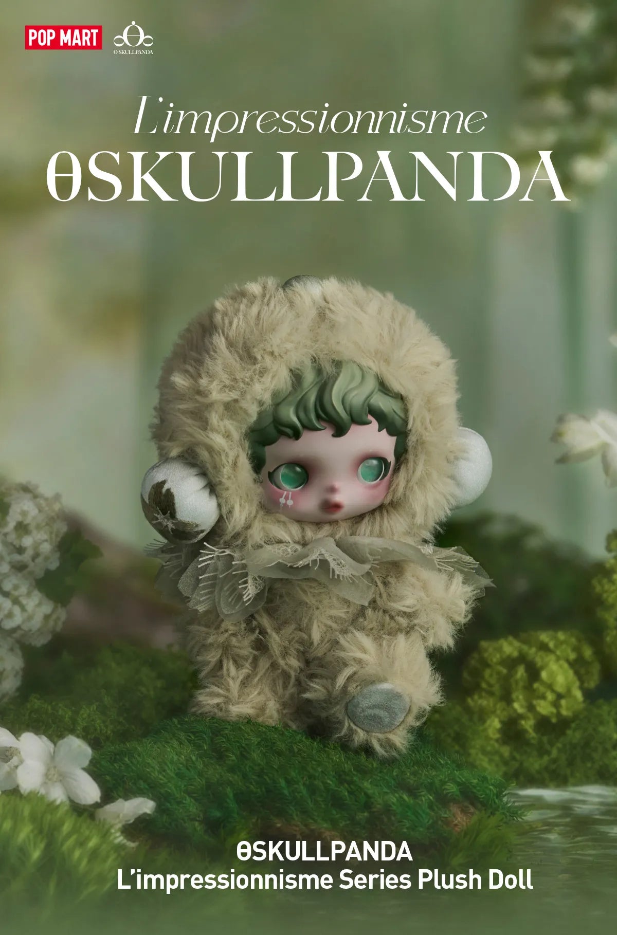 Skullpanda L'impressionnisme Series Plush Doll
