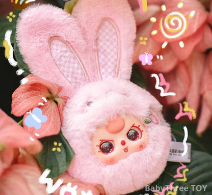 Baby Three Mini animal heads Plush Blind Box