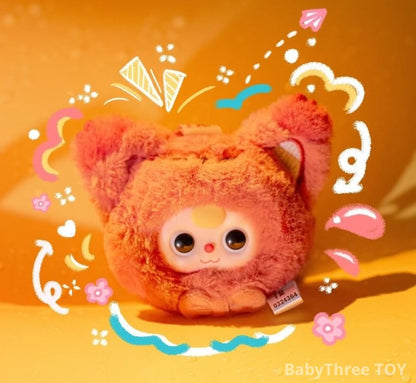 Baby Three Mini animal heads Plush Blind Box